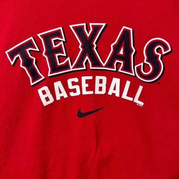 Nike Texas Baseball Red T-Shirt Standard Fit Genuine MLB Merchandise - Size 3XL - Picture 5 of 8
